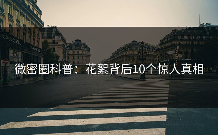 微密圈科普：花絮背后10个惊人真相